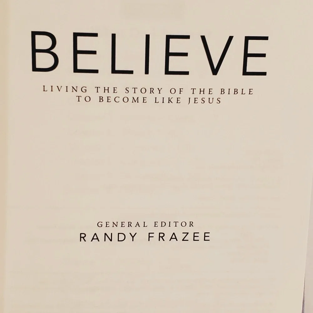 Believe Living the Story of the Bible to Become Like Jesus Greater San Antonio